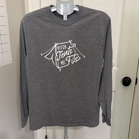 Pitch Tents, not Fits long sleeved  heavy cotton tee - Picture 1 of 5
